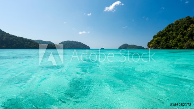 Picture of Beautiful tropical sea at Surin island Thailand